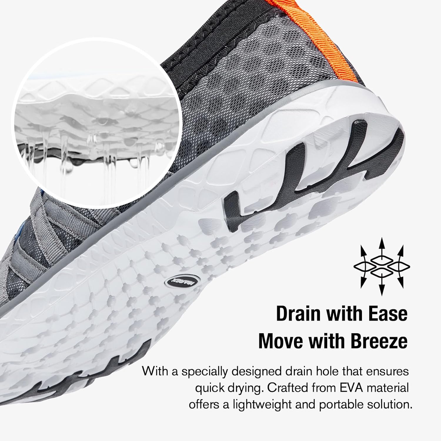 ALEADER Men's Quick Drying Aqua Water Shoes - Image 4