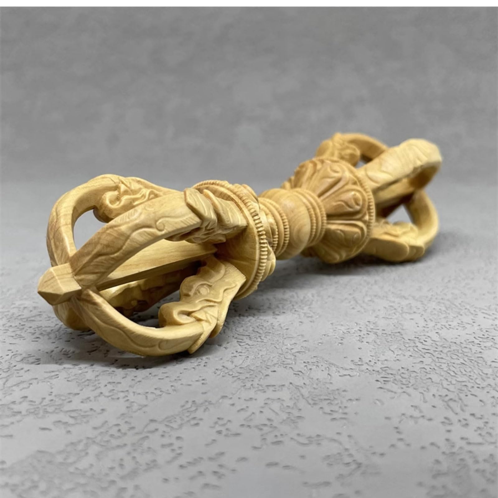 Amazon｜五鈷杵 木製(長さ11cm)◇密教で使われる仏具・密教法具・寺院