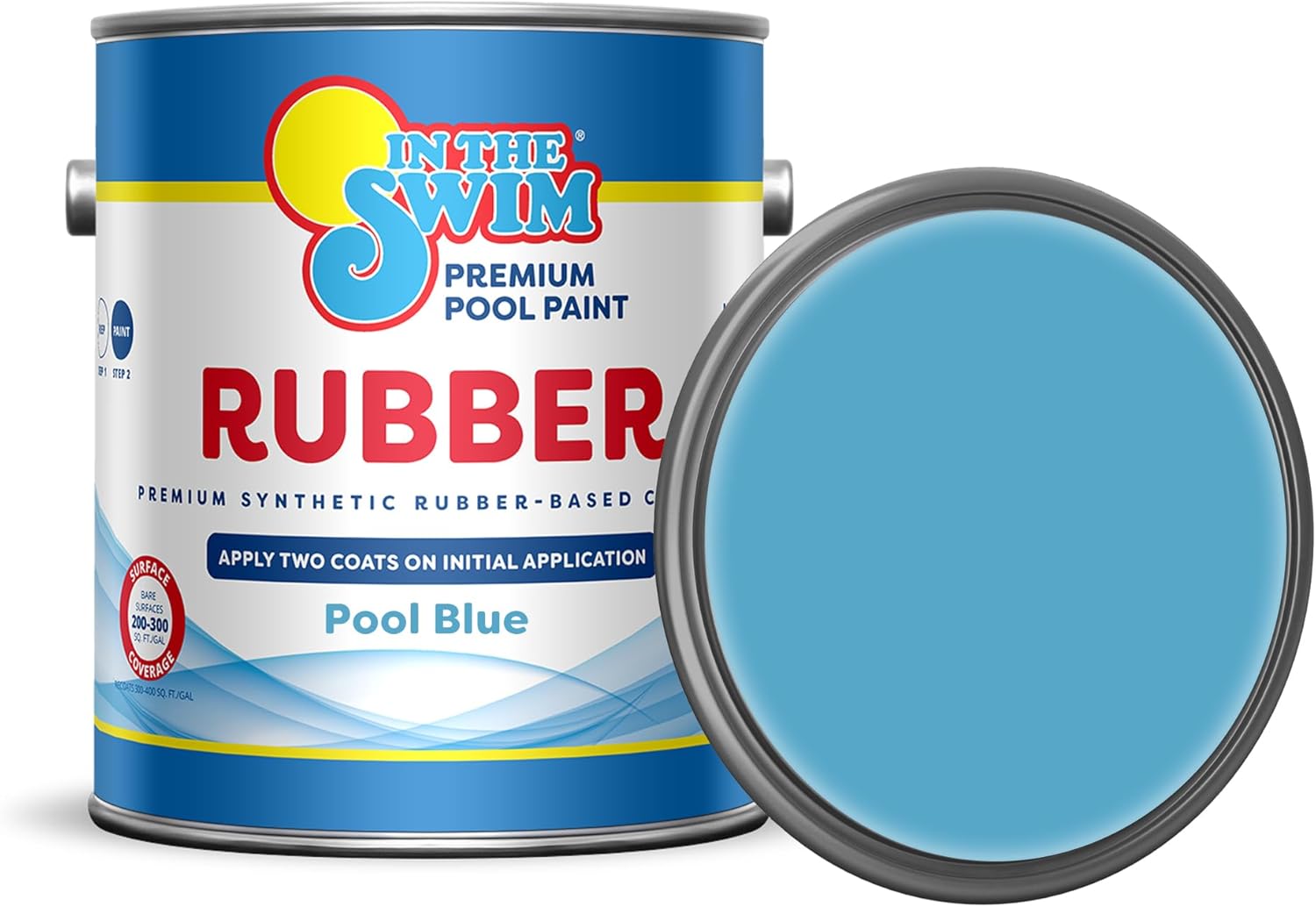 Dynamic Rubber Based Pool Paint Landscape Illustration Dynamic Rubber Based Pool Paint Landscape Illustration