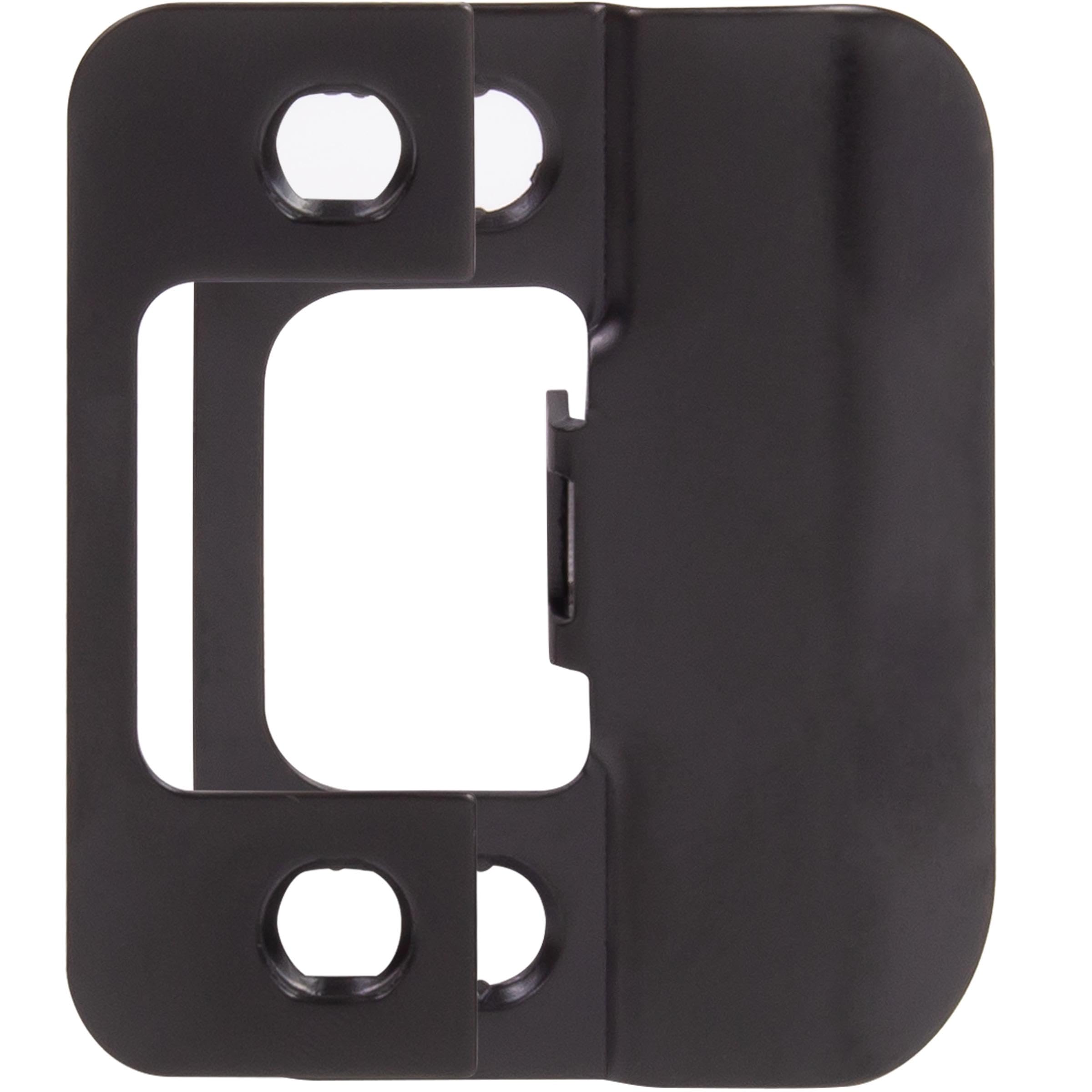 Placa de golpe ajustable, negro mate