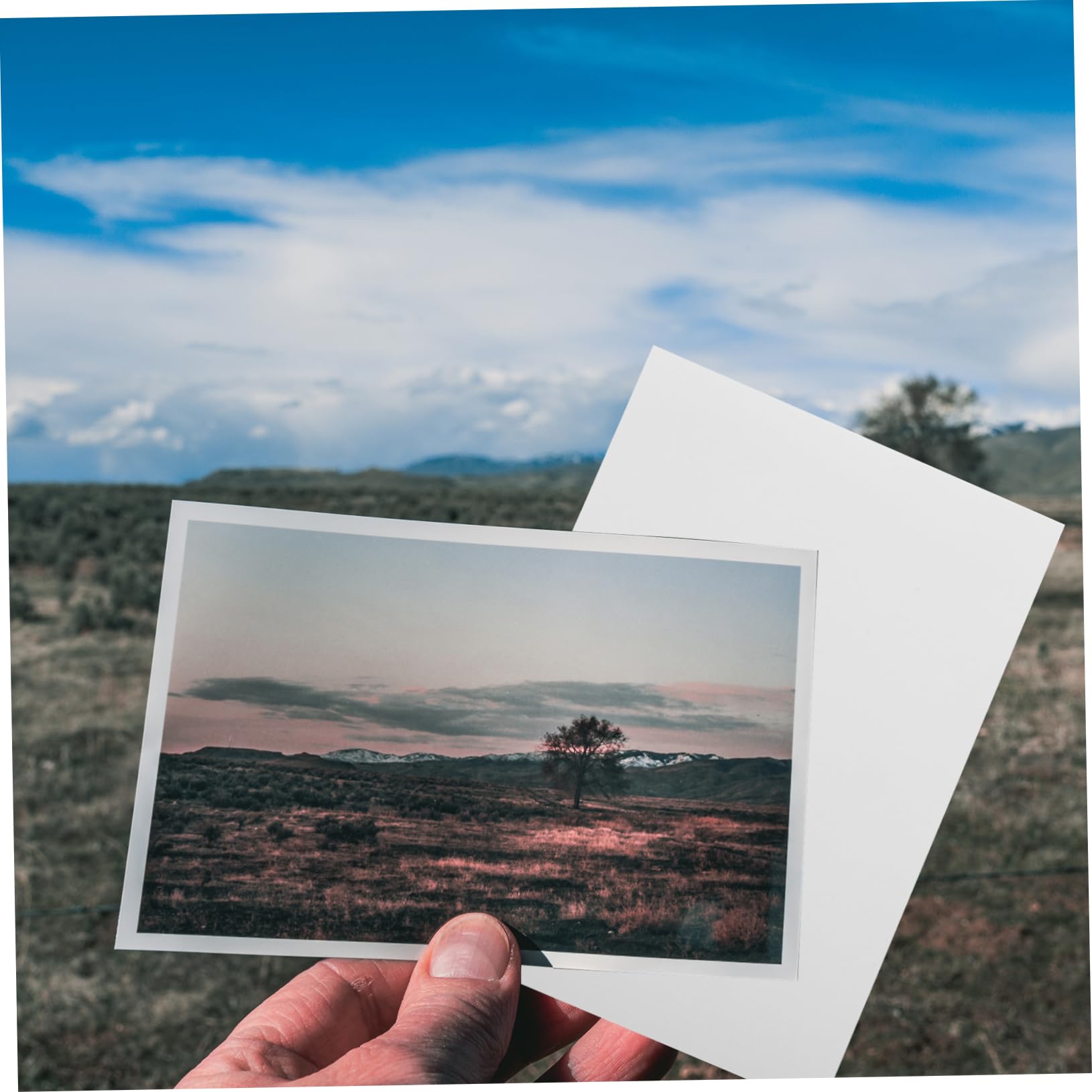 OSALADI 5 Sätze Fotopapier Hochglanzpapier Für Drucker Fotografisch Druckpapier Druckerpapier Glänzend Kettenradpapier Dickes Papier A4-papier Bilder Weiß 100 Blätter * 5
