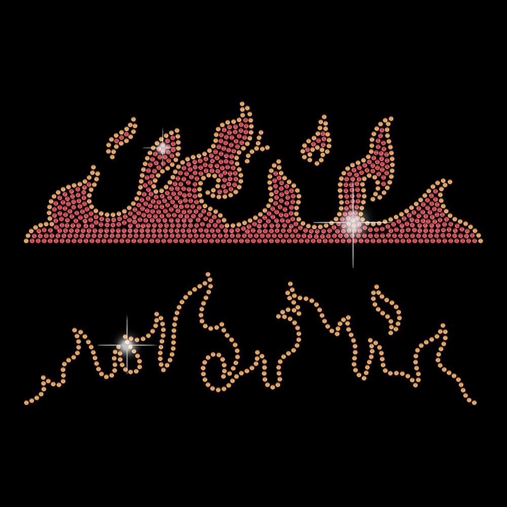 Amazon.co.jp: SUPERDANT 炎アイロン転写シート 炎ライン