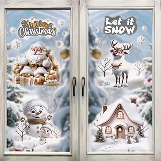 Weihnachts-Fensteraufkleber