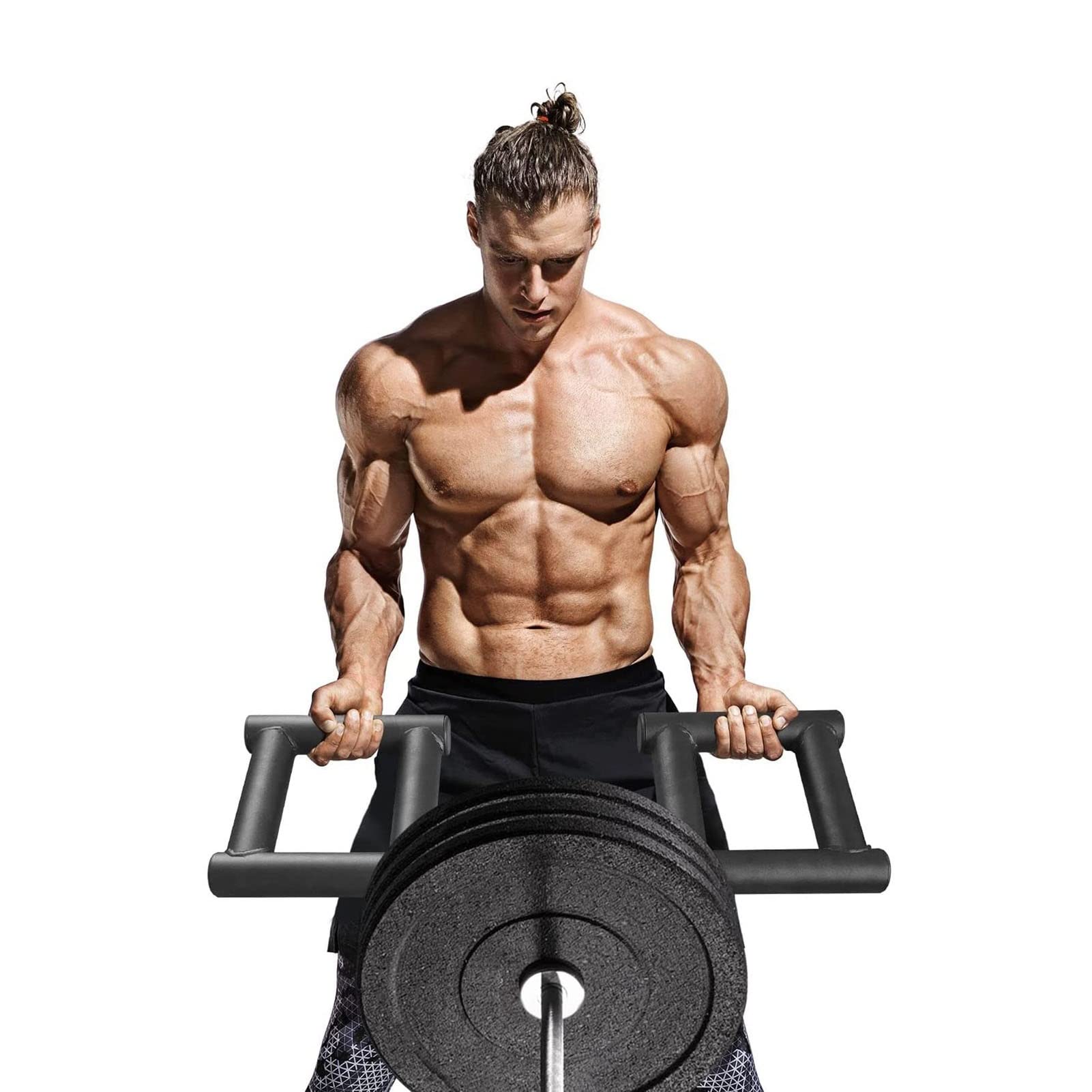 Viking - Maniglia per bilanciere olimpico, perfetta per sollevamento pesi, allenamento pesi, bodybuilding, costruzione muscolare della schiena e rafforzamento