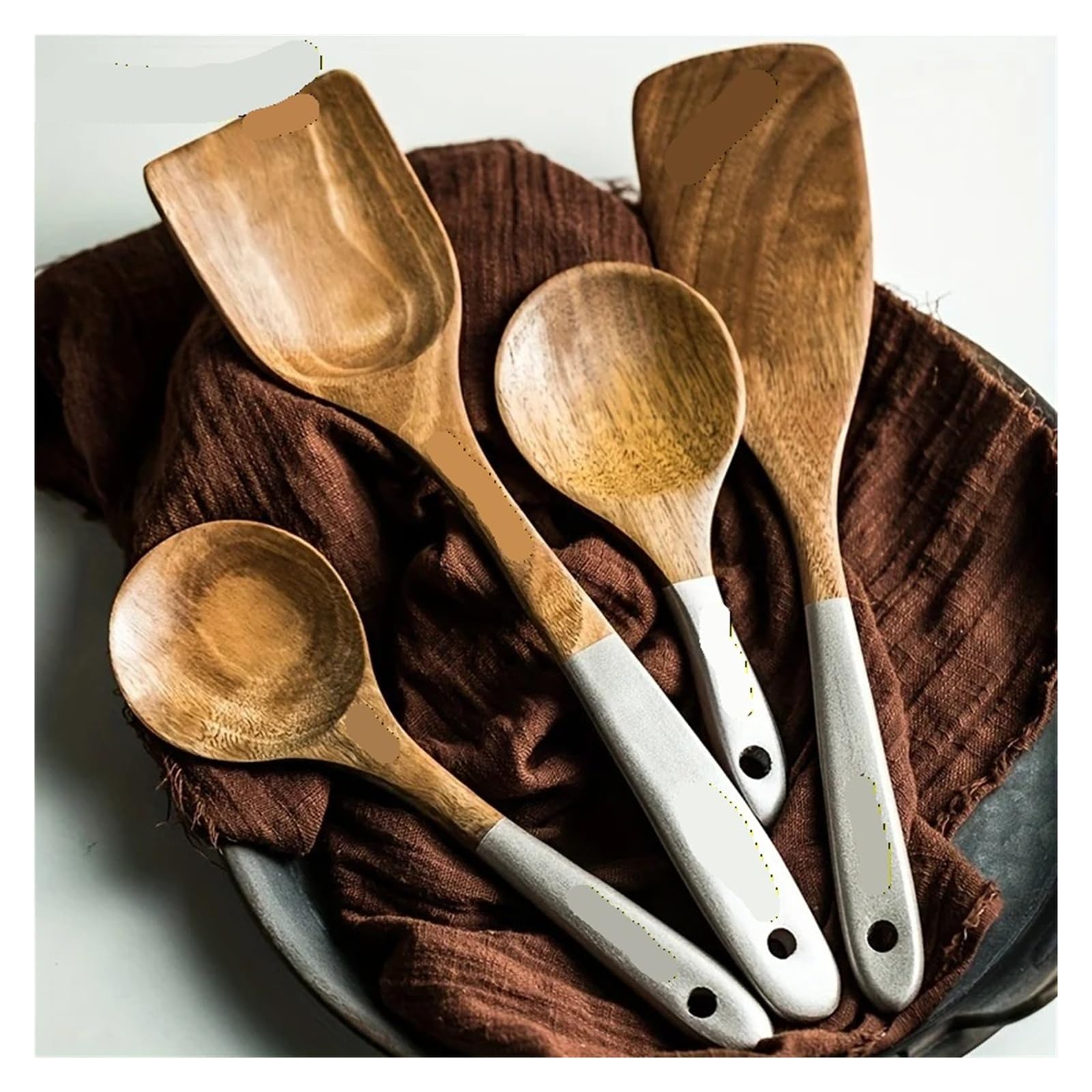9 cucharas de madera for utensilios cocina(6pcsModel Y 2025-2026)