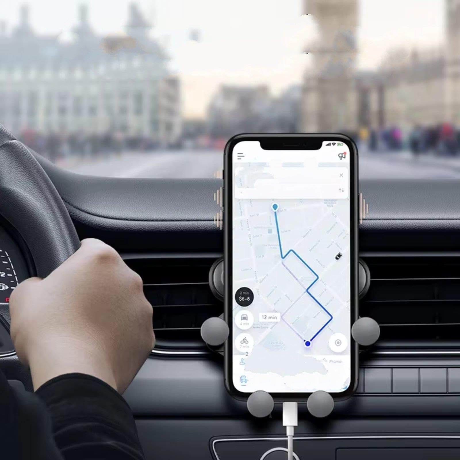 Support Téléphone Voiture Support Mobile Grille aération