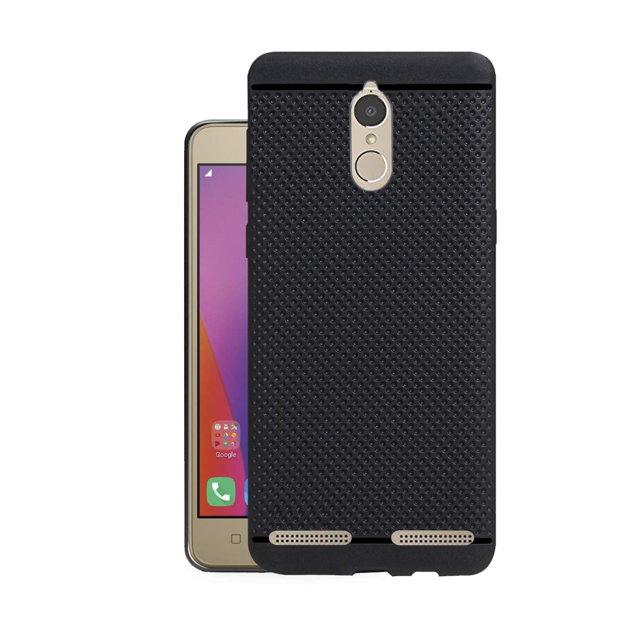 HELLO ZONE Exclusive Dotted Matte Finish Soft Rubberised Back Case Cover for Lenovo K6 Power - Black (B01NCMRLV2) Amazon Price History, Amazon Price Tracker