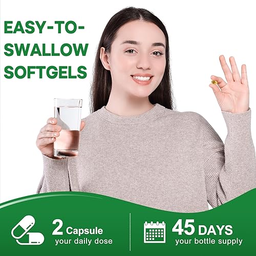 Miniatura 6 de Aceite de orégano con aceite de semilla negra, 9000 mg por porción, 90 cápsulas blandas, suplemento de orégano 2 en 1 para la salud inmunológica con