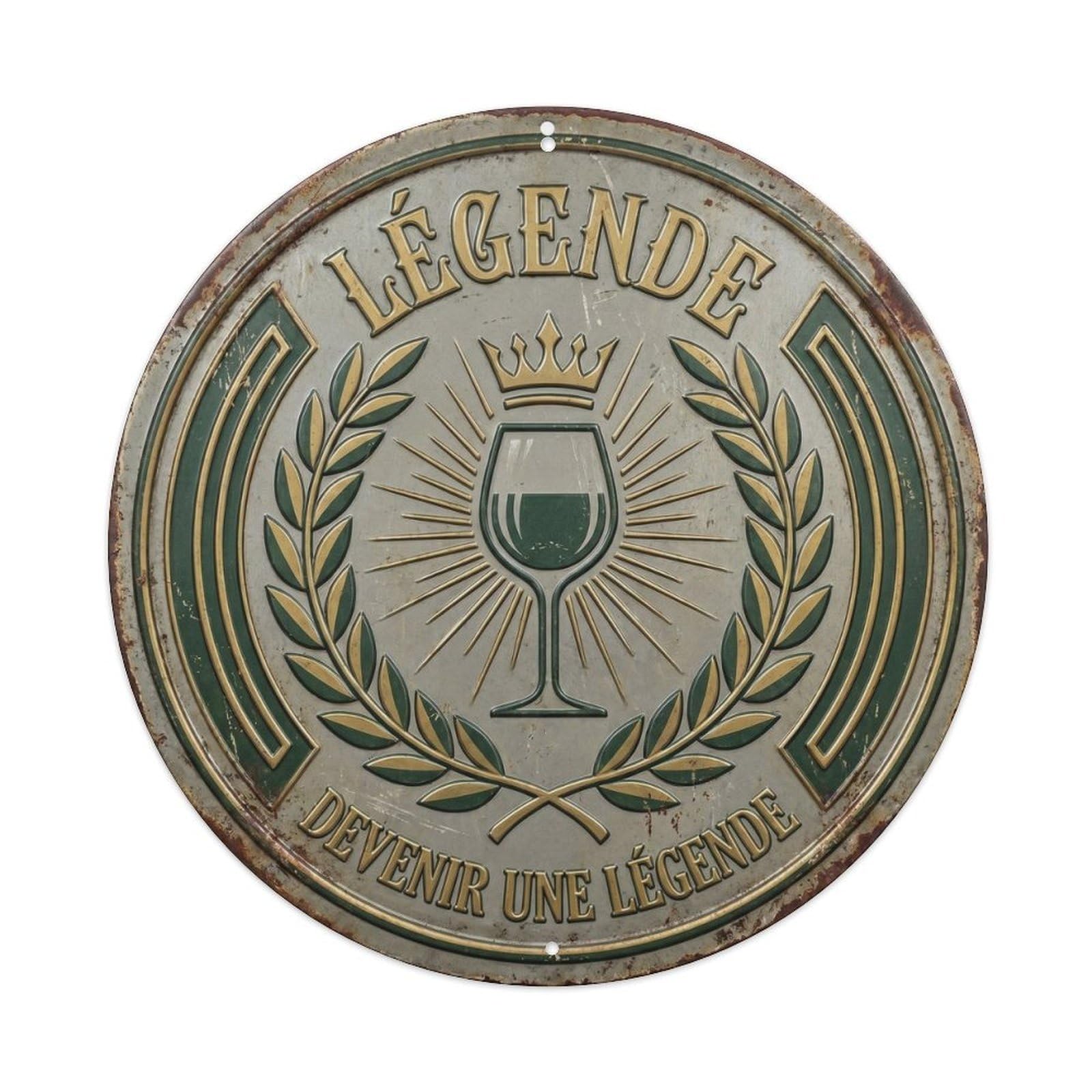 Legend Humorous Lounge Legend Vintage Metal Tin Sign Plaque Wall Decor for Cafe, Club Bar, Office, Garden Metal Poster 8x8Inch