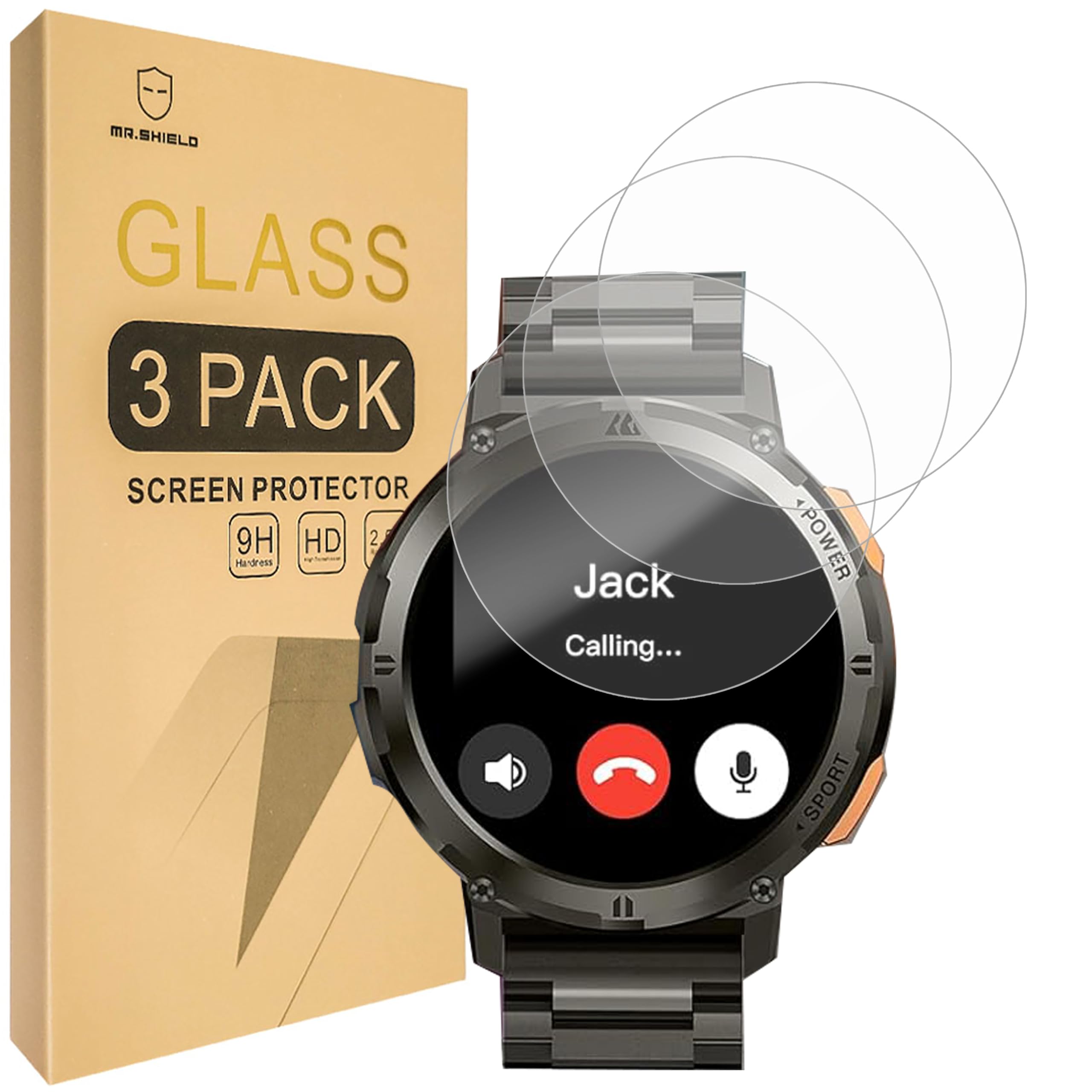 Screen Protector compatible with KOSPET Tank T2 / AMAZTIM T2 [Tempered Glass] [3-PACK] [Japan Glass with 9H Hardness]