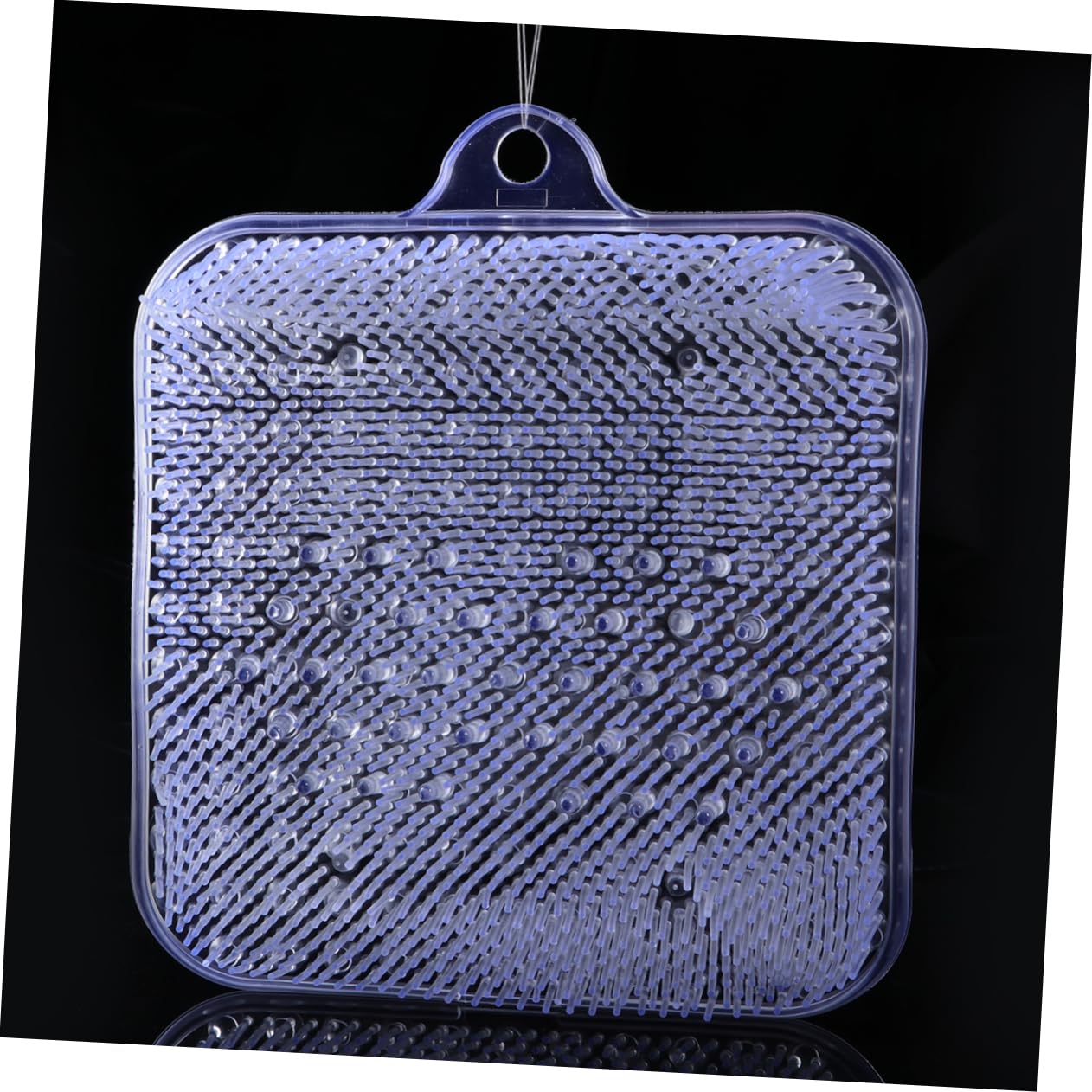 KOMBIUDA Shower Mat Foot Scrubber Foot Massage Pad Non-Slip PVC Acupressure Mat for Bathroom