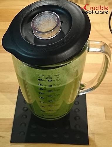 Miniatura 7 de Soportes de silicona para mango caliente, agarraderas (paquete de 5 unidades de negro mezclado) para sartenes de hierro fundido, sartenes, sartenes