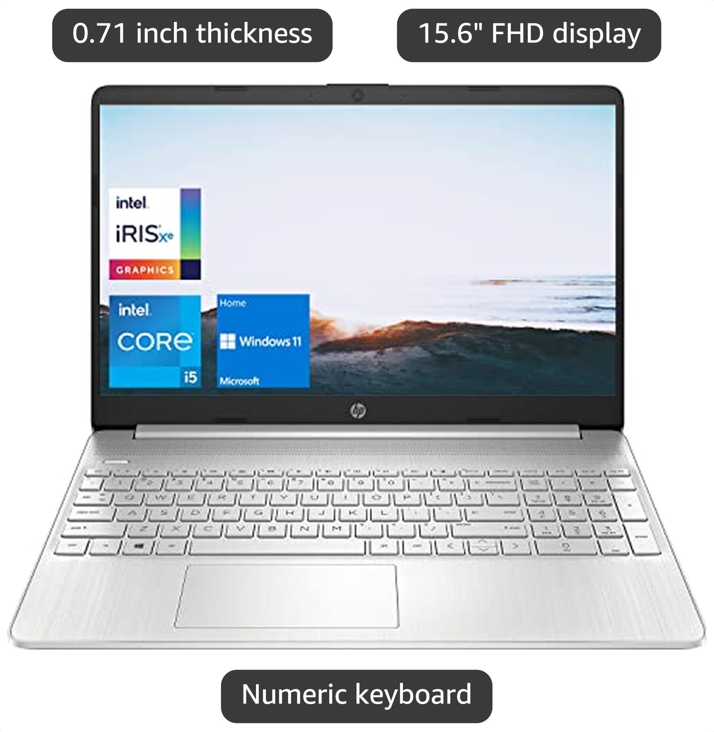Amazon.com: HP 15 Notebook Laptop, 15.6