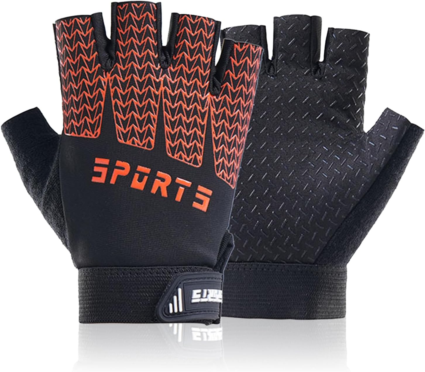 Kids Bike Gloves Cool Ice Silk Anti-Slip Sweat Towel Velcro Closure Breathable Comfortable High Elasticity Perfect for Boys & Girls