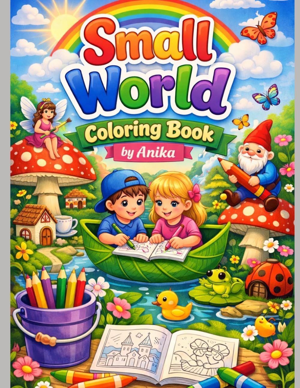 Animals and Their Cute Babies: A Fun Colouring Book for Kids Ages 3–6