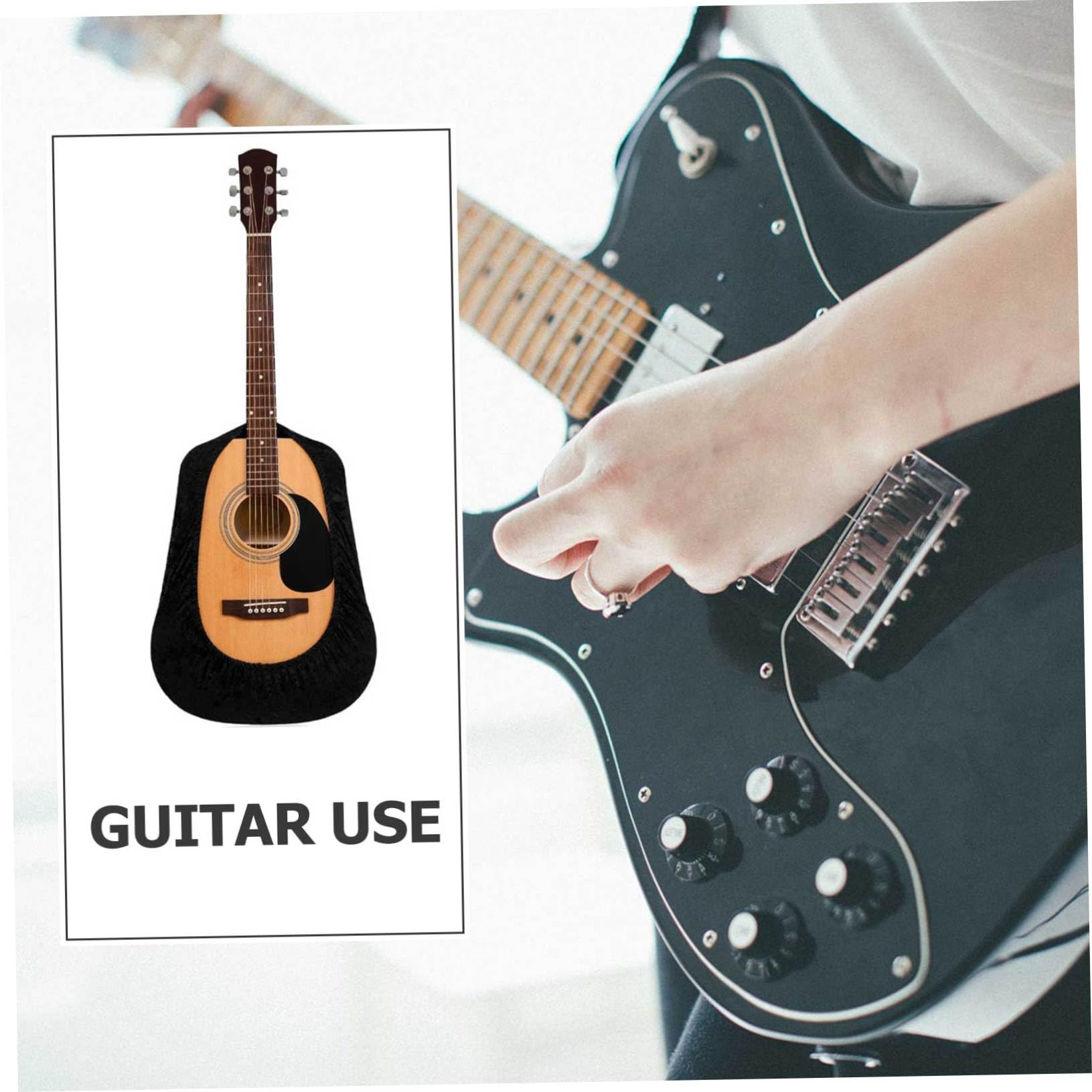 BESPORTBLE Guitar Lint Cover Durable Protective Cover for Electric Guitars Comfortable Feel Prevents Scratches and Dirt Easy to Clean