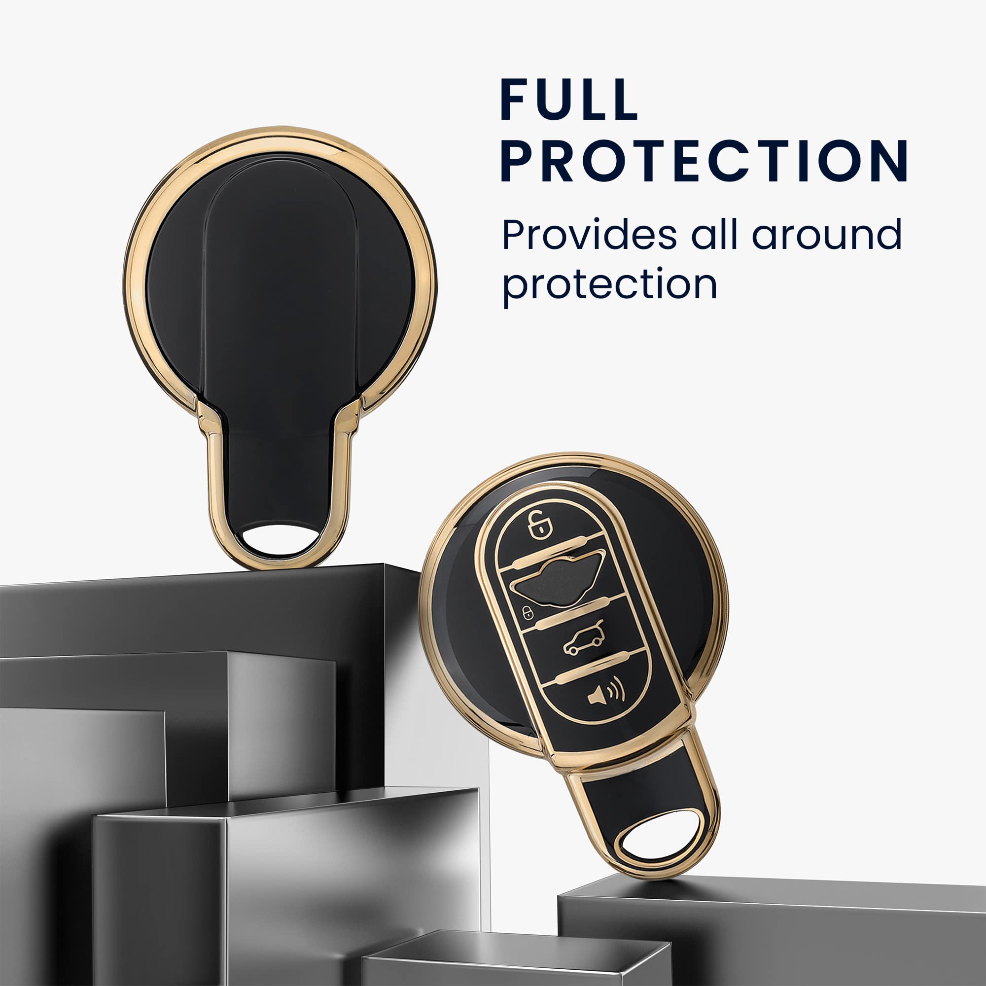 Kwmobile Accessoire Clé De Voiture Compatible Avec Mini Smart