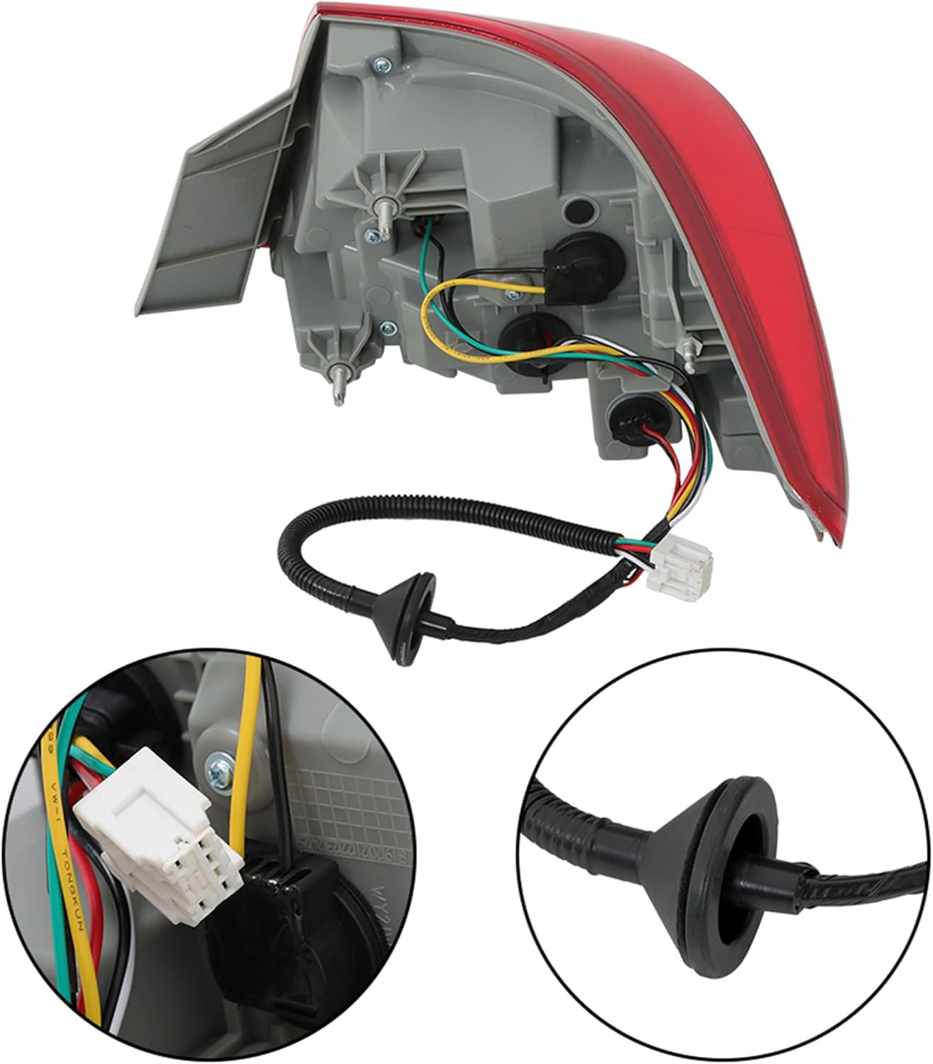 LH Driver Side Outer Tail Light Replacement for Nissan Sentra 2016-2018 Tail Lamp NI2804108 265553YU0A