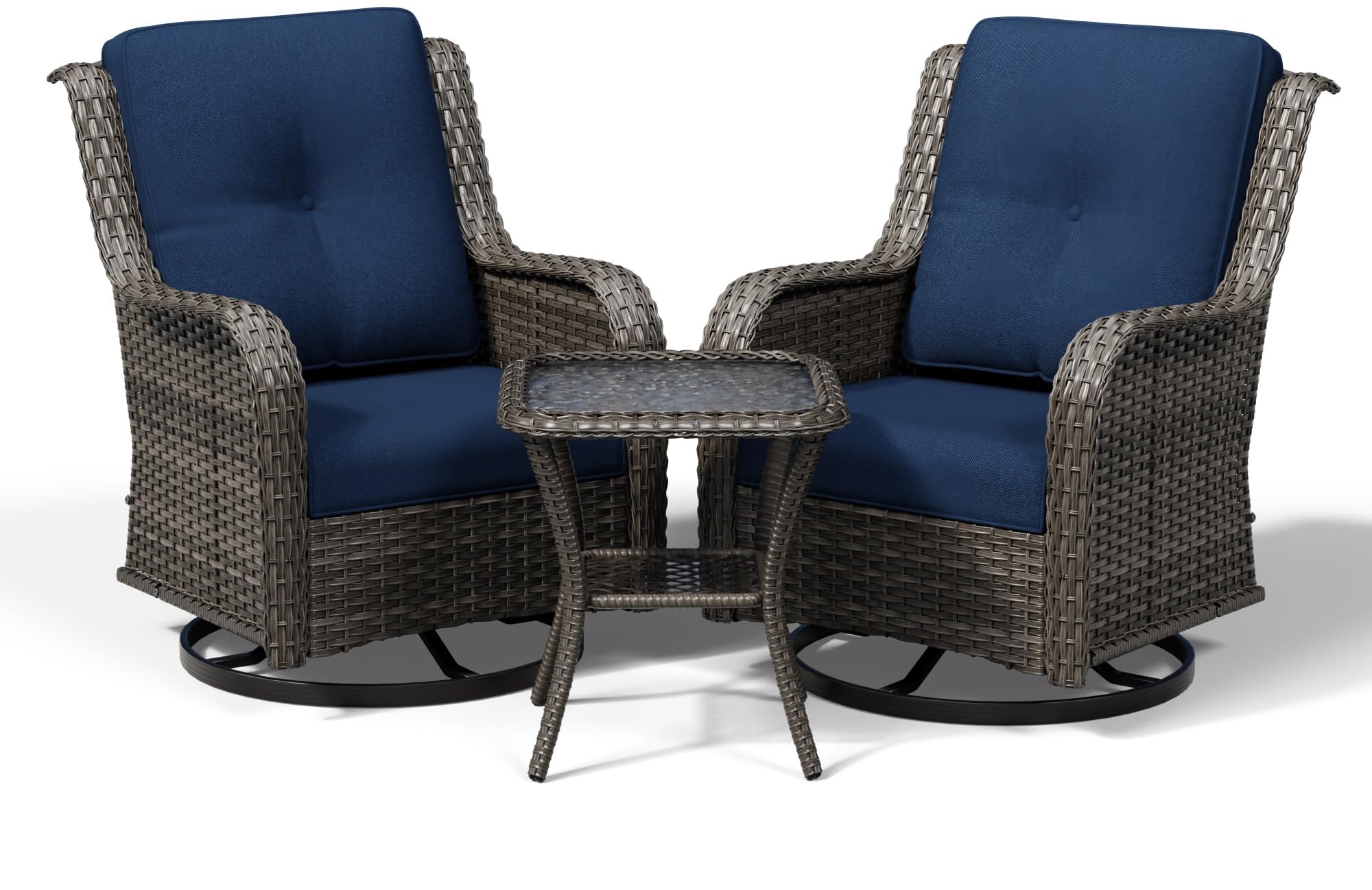 Joyside 3 Piece Wicker Patio Furniture Set
