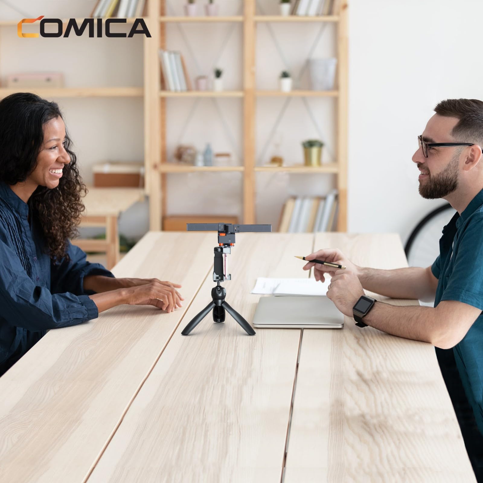 Comica Traxshot PRO Super Cardioide Transformável All-in-One