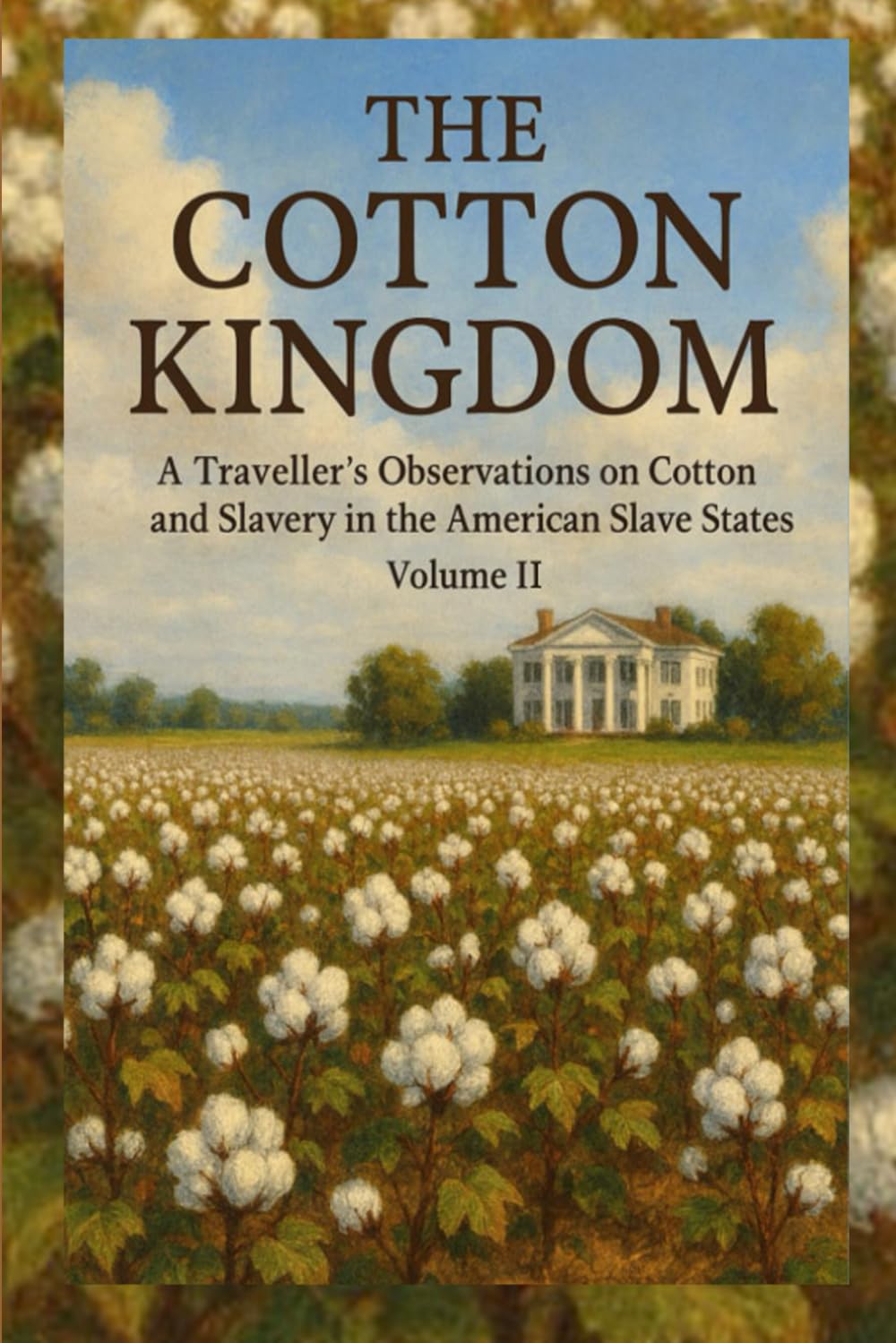The Cotton Kingdom: A Traveller’s Observations on Cotton and Slavery in the American Slave States. Volume II.