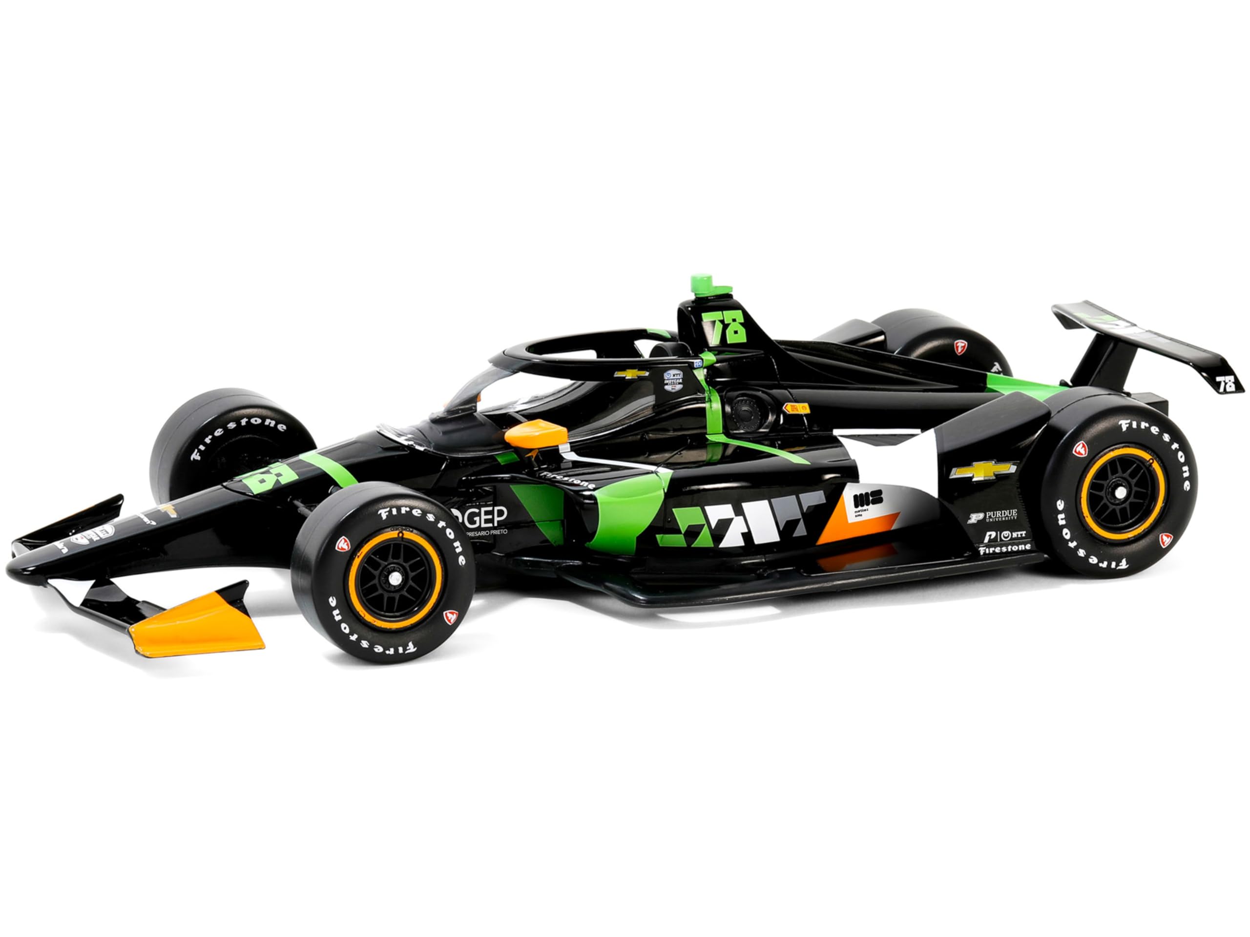 Amazon.com: Greenlight Dallara IndyCar #78 Agustin Canapino JHR