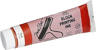 Sax True Flow Water Soluble Block Printing Ink - 5 Ounce Tube - Red - 461945
