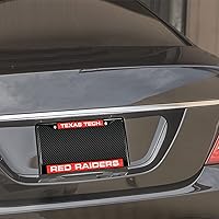 Vista 113 de Rico Industries NCAA Black Laser Cut Chrome Frame 12" x 6" Black Laser Cut Chrome Frame - Car/Truck/SUV Automobile Accessory
