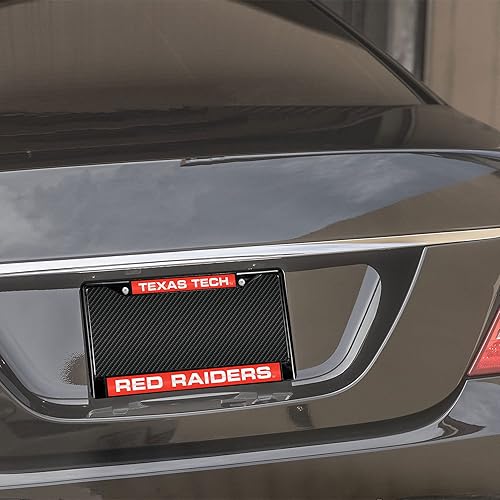 Miniatura 113 de Rico Industries NCAA Black Laser Cut Chrome Frame 12" x 6" Black Laser Cut Chrome Frame - Car/Truck/SUV Automobile Accessory