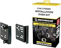Vista 10 de Scosche ICCR6BN Kit de instalación de radio Double DIN para salpicadero Compatible con vehículos selectos Chrysler, Dodge, Jeep y RAM de 2007-2019