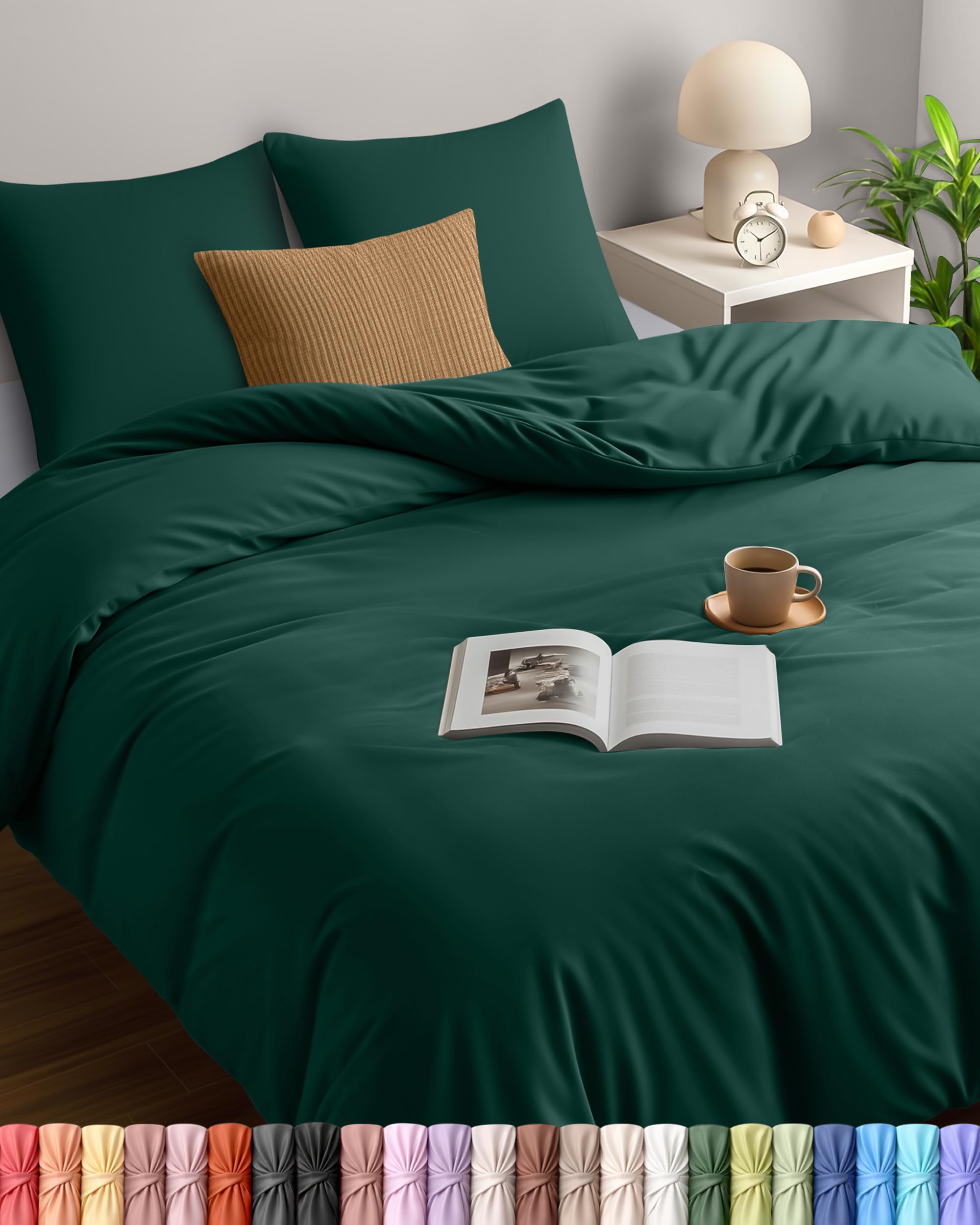 Utopia Bedding Bettwäsche - Mikrofaser Bettbezug + Kissenbezüge