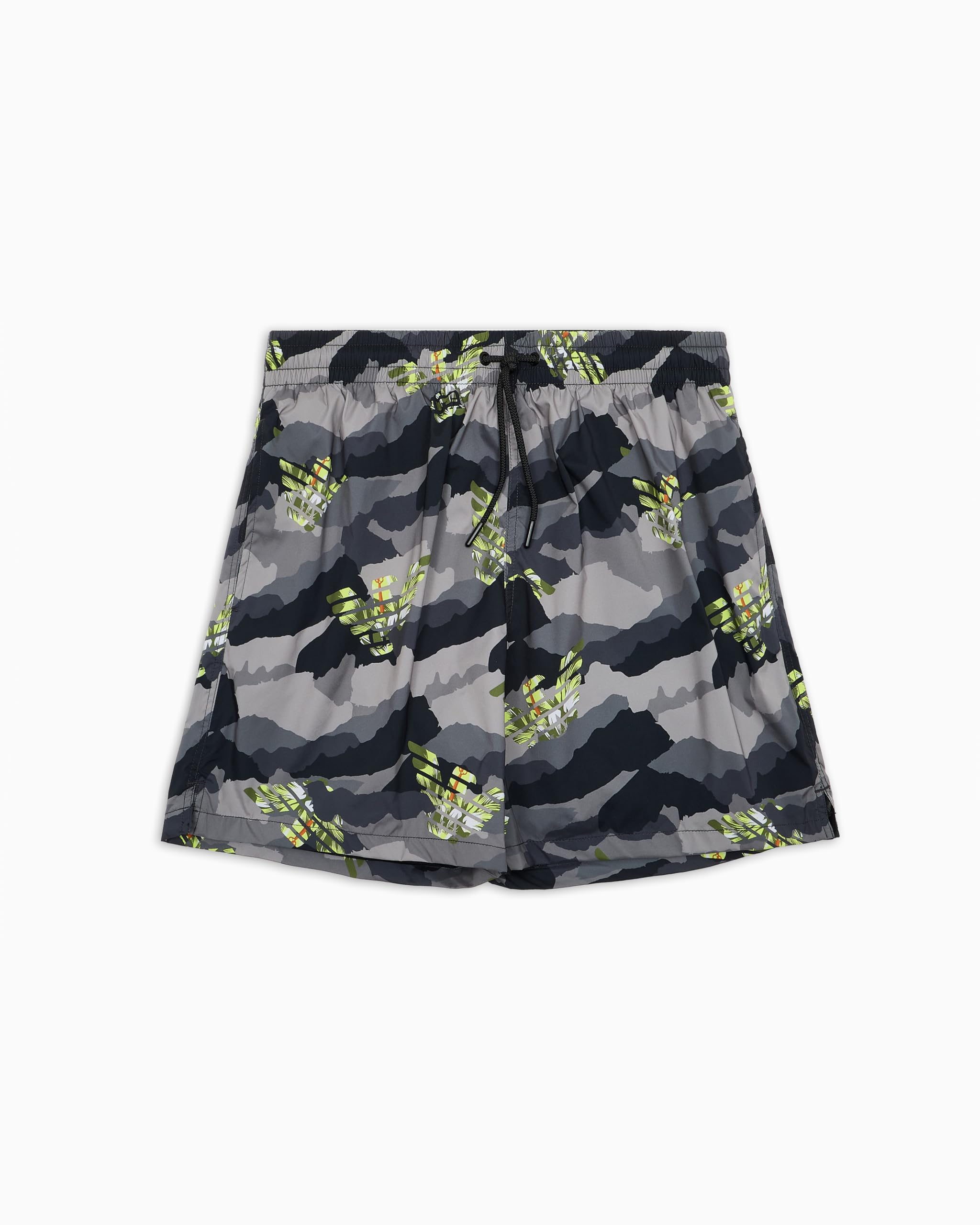 EMPORIO ARMANI Man Macro Eagle MID Boxer Black L, Camu Black/Eagles, L
