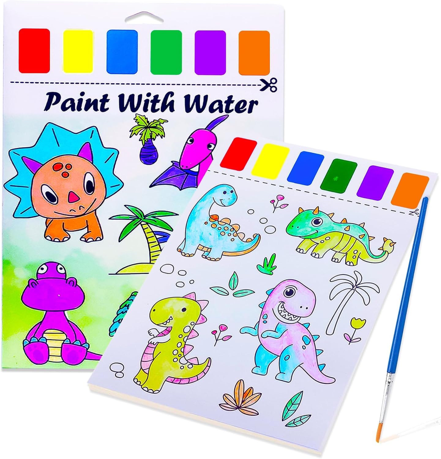 Scenty Drawing Paper Sheets for Kids, 285 x 215 MM Large Coloring Poster for Toddlers, Art Paper Crafts Colouring Tablecloth, Ideal Gift for Class, Home, Birthday Party (Dinosaur)