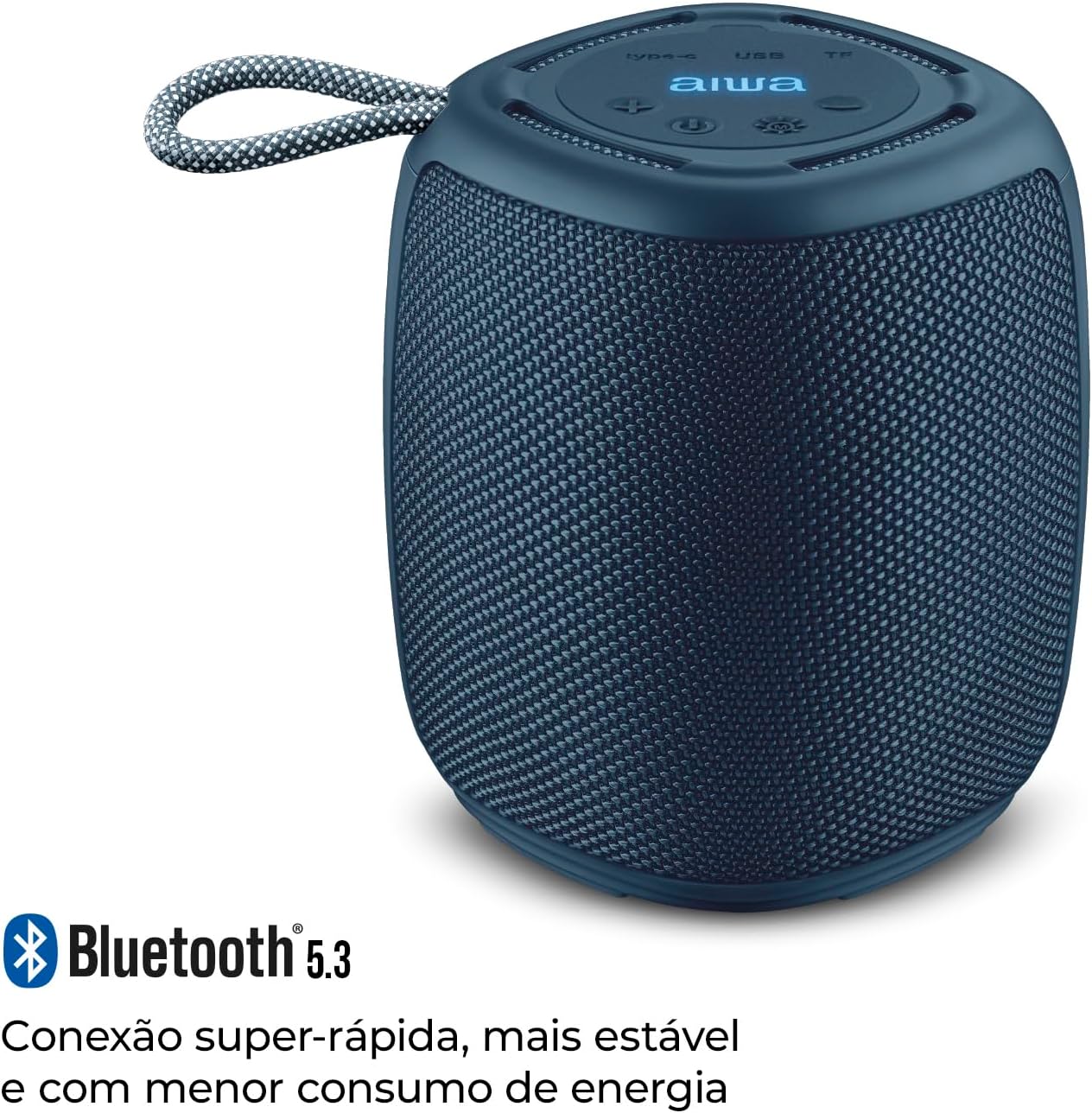 715J5y1IaoL._AC_SL1500_ Caixa de Som Speaker AIWA SP-03-BL Bluetooth IPX4 RGB
