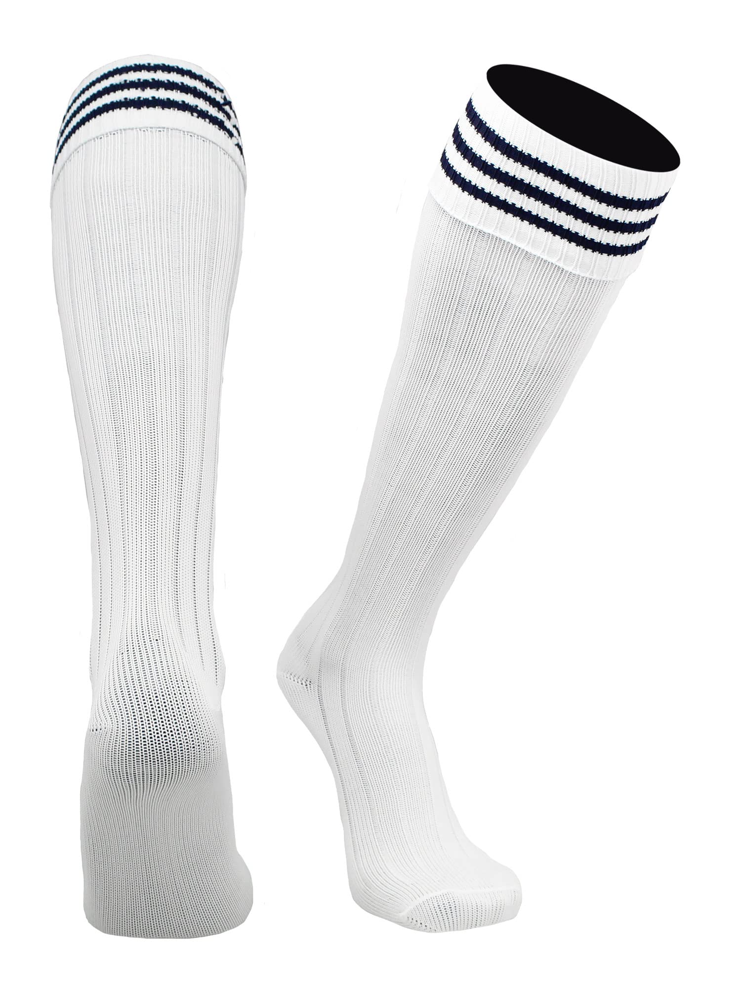 Soccer Socks With Fold Down Top - European Style for Adults - Men and Women