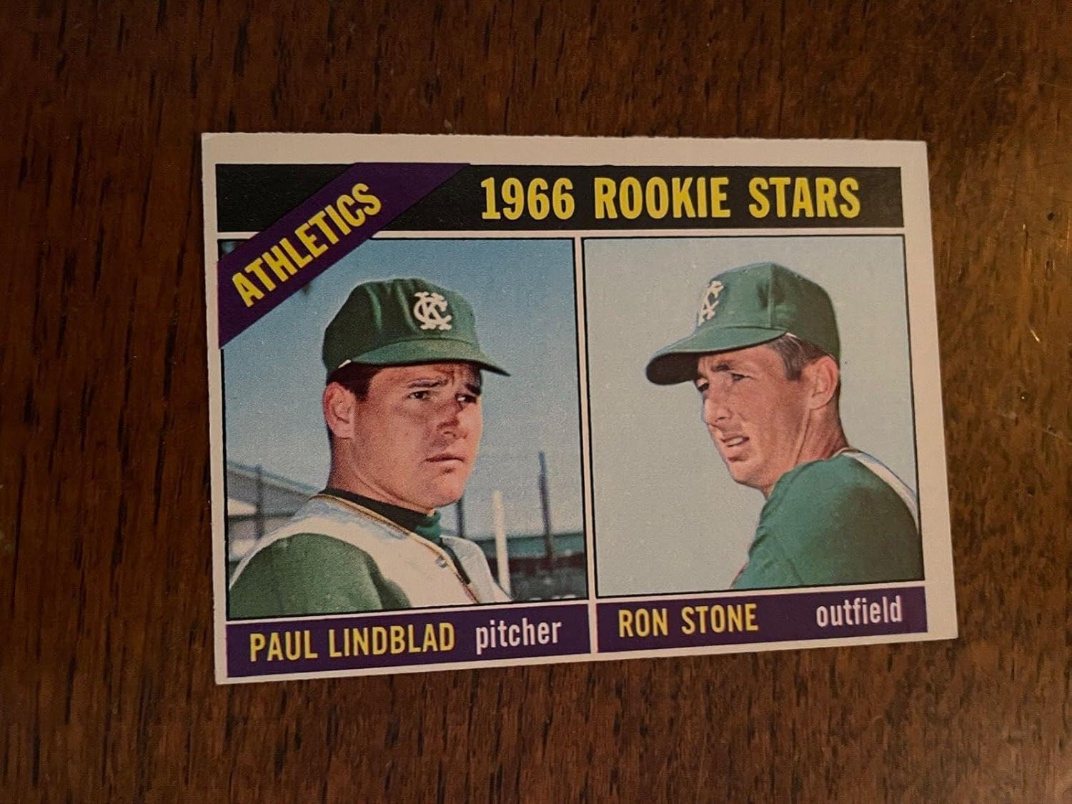 1966 Topps #568 Kansas City Athletics Rookie Stars Baseball Card Nm - Sports Memorabilia
