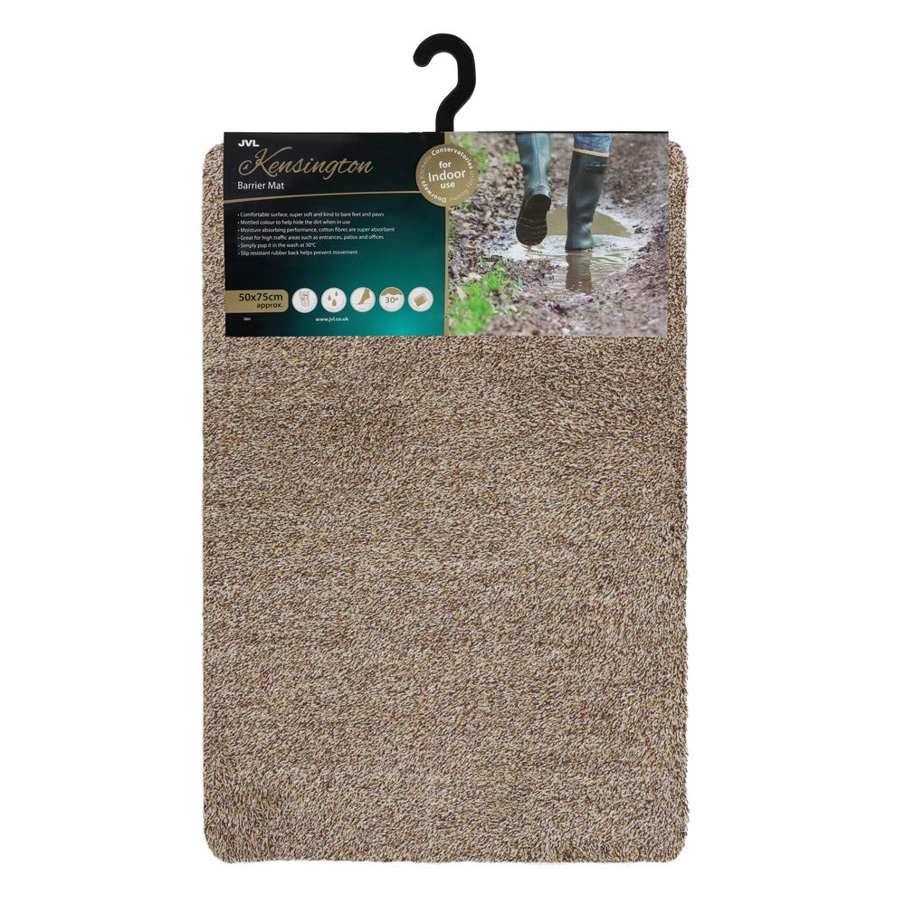 Jvl  Brown Kensington Barrier Mat in Size 50x75cm, Sports Direct