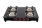 Butterfly Smart 4 Burner Glass Top Gas Stove |...