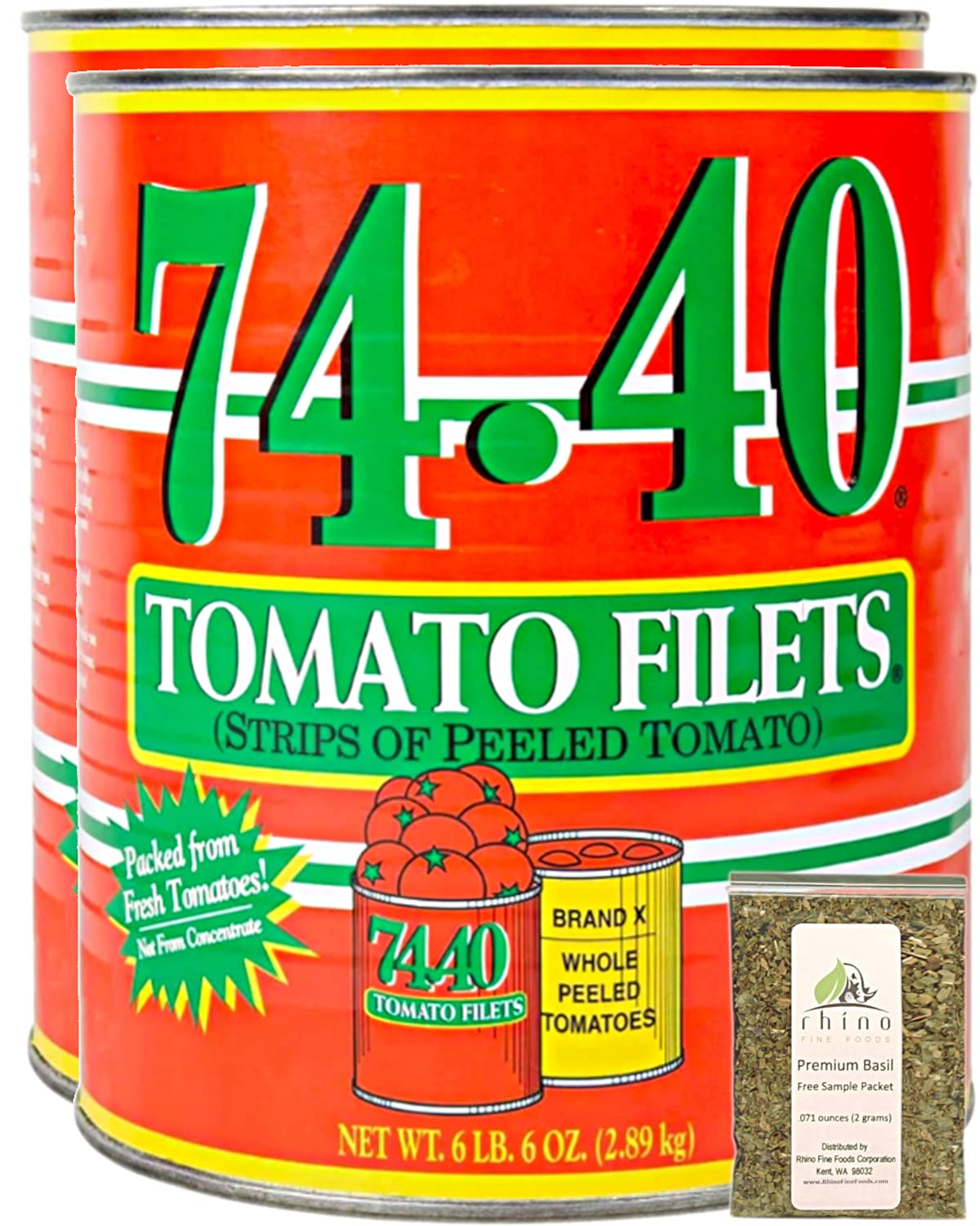 Stanislaus, 7440 Tomato Filets (Strips of Peeled Tomatoes