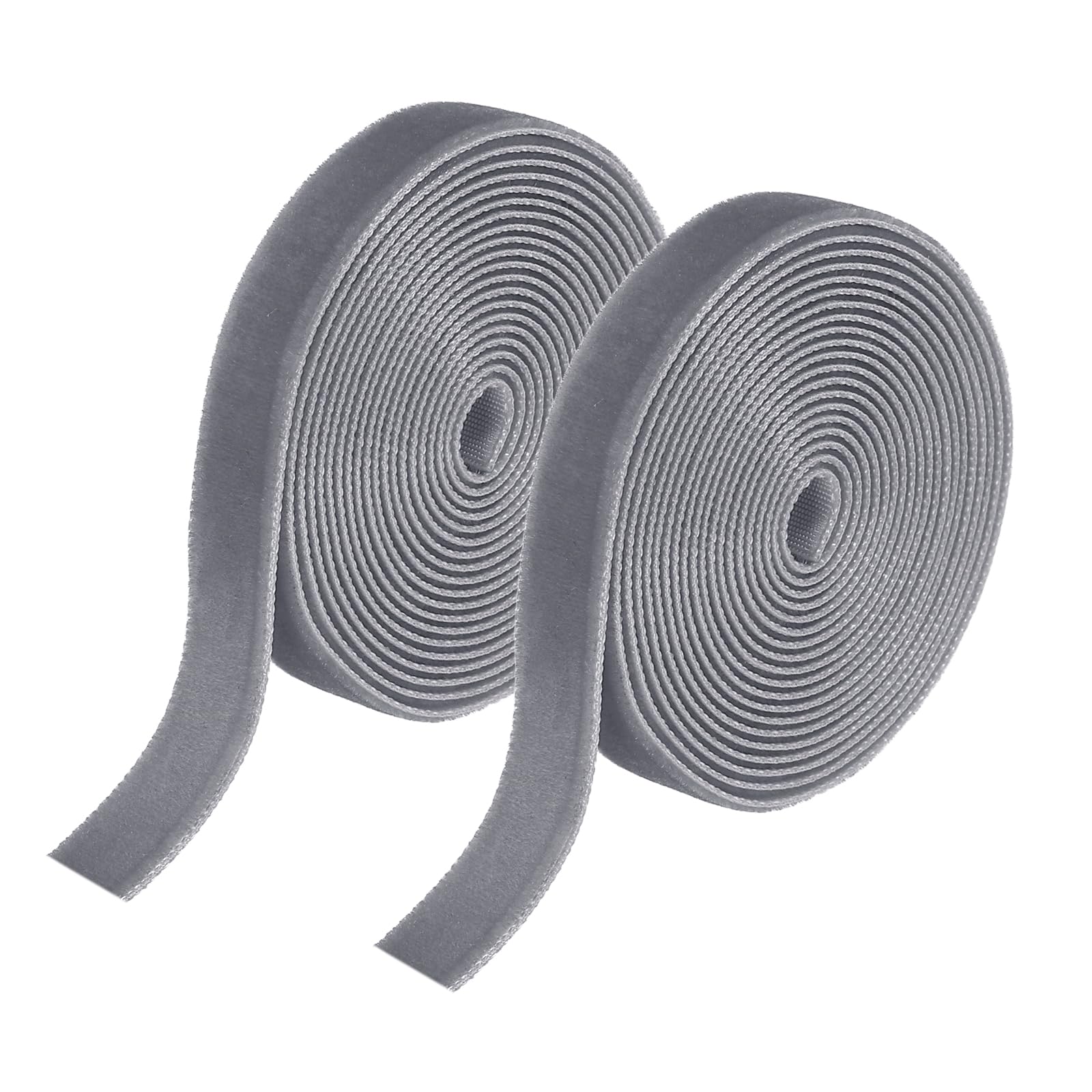 sourcing map Velvet Ribbon 1cm x 3.6m Single Face Spool Dark Gray