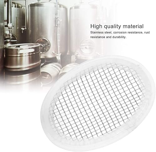 Miniatura 7 de Junta de acero inoxidable, pantalla de malla de junta de acero inoxidable de 2 pulgadas para conexiones de triple abrazadera Homebrew Filtro de