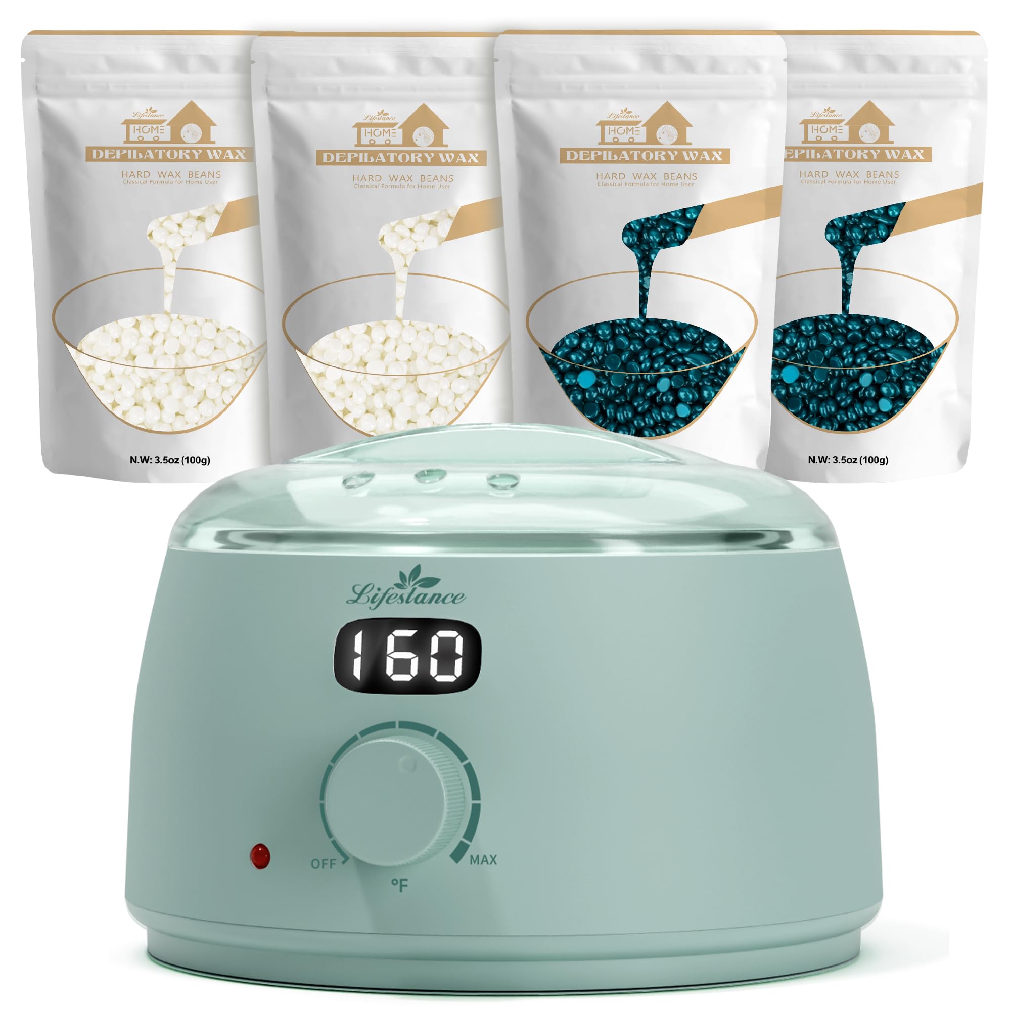 Lifestance Calentador de Cera GREEN
