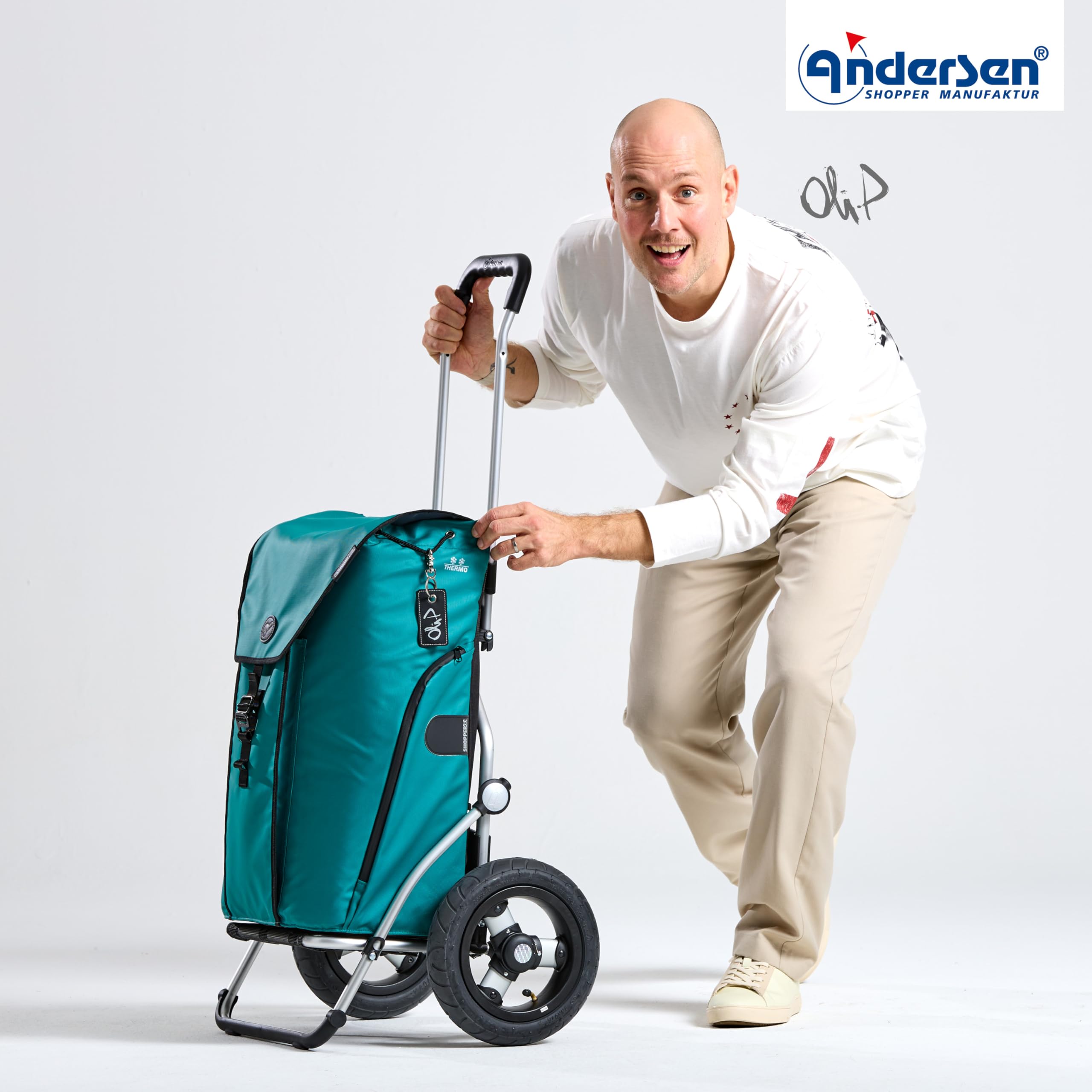 ANDERSEN Royal Shopper Oli.P 3.0 - Carro de la compra, color azul