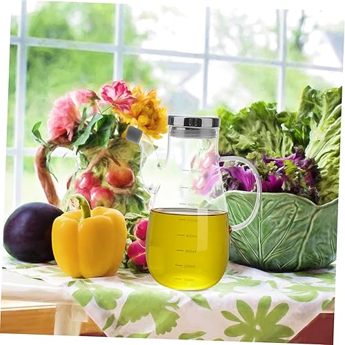 Miniatura 9 de Ciieeo Botellas de vinagre de aceite de oliva para cocina, dispensador de aceite de oliva transparente, dispensador de aceite de ensalada,