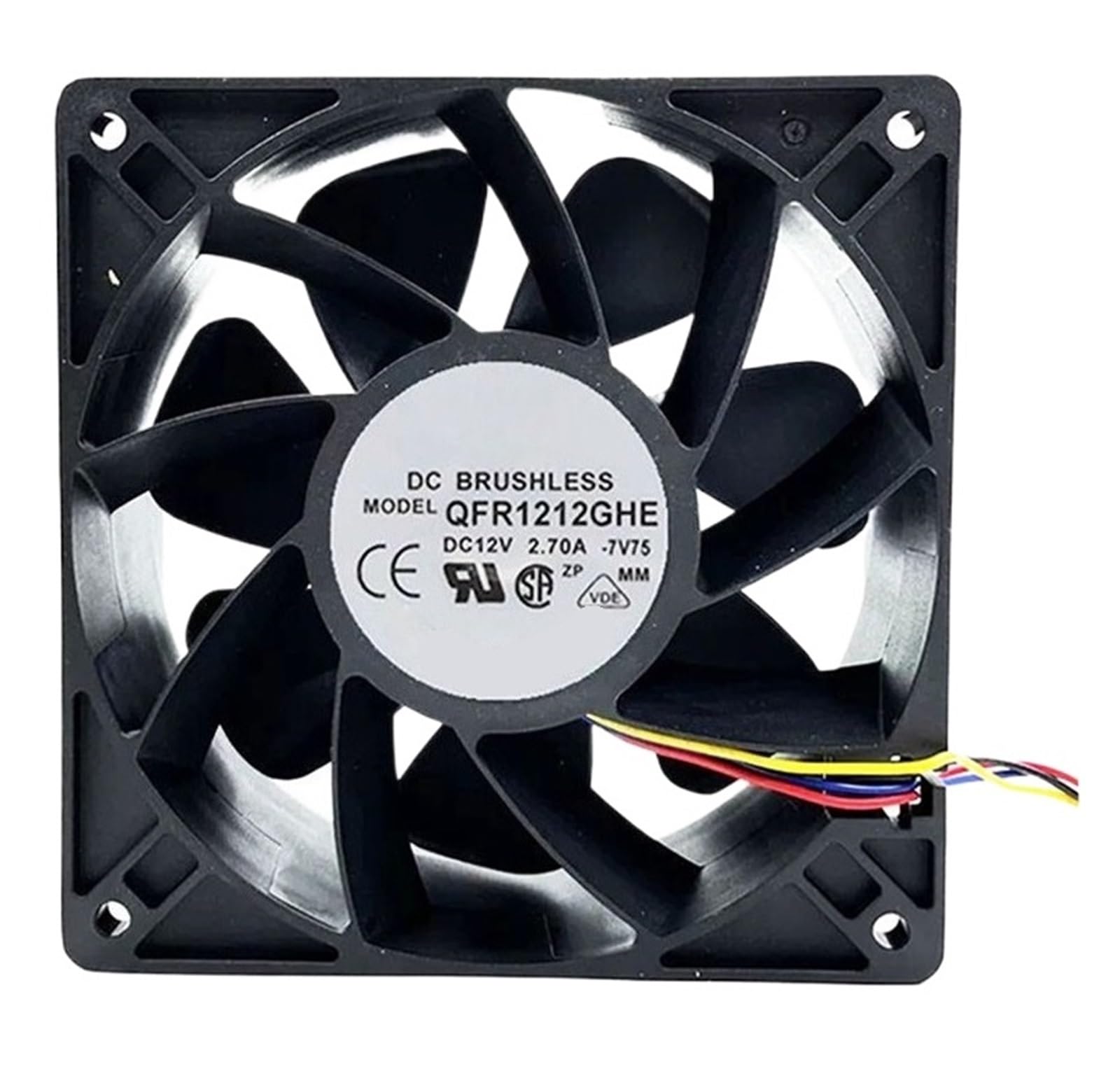 EGTDSFGJA QFR1212GHE 12VDC 2.70A 210CFM 120 * 120 * 38mm Cooling FAN