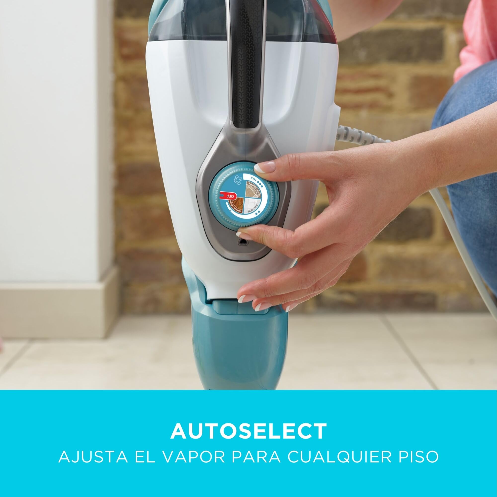 BLACK+DECKER Fregona de vapor 2 en 1 con guante limpiador de mano SteaMitt y 11 accesorios, BHSM166DSM-QS