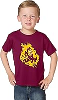 Vista 6 de Camiseta Little King NCAA para niños pequeños con gran logotipo - 100% Algodón - 100% Algodón - Para niños y niñas - Tallas 2T 3T 4T 5T