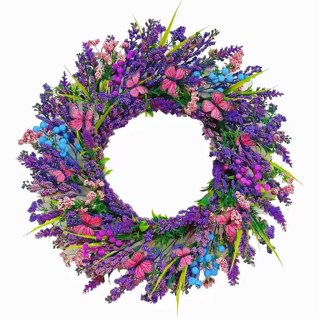 Photo 1 of Pcalyr 24 Inch Lavender Wreath