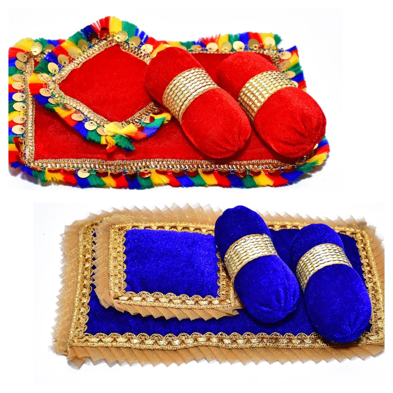 Laddu Gopal Bedding Set - Royal Velvet Design -19