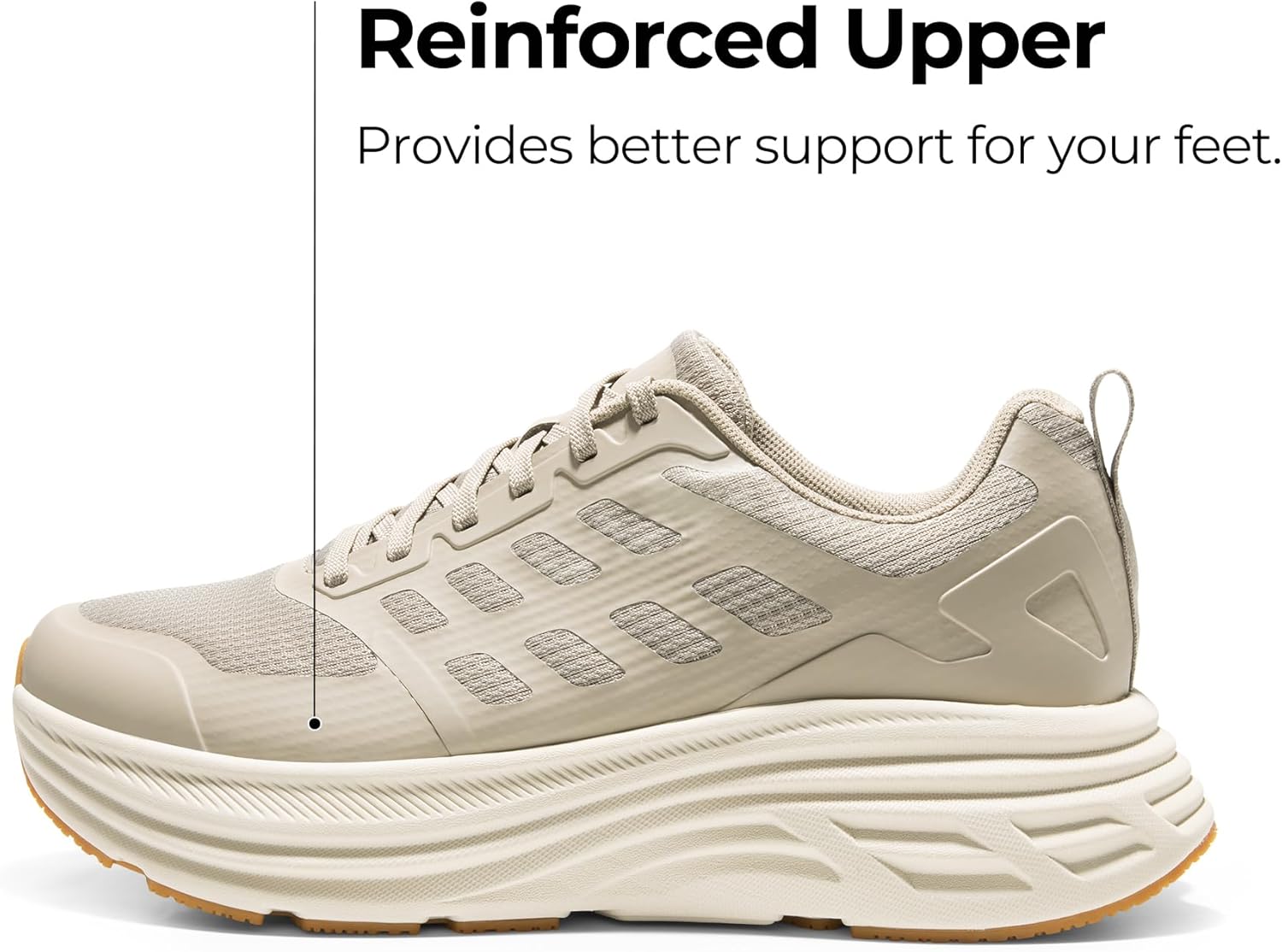 NORTIV 8 Men's Walking Running Tennis Cushioning Shoes ActiveFloat Non Slip Athletic Gym Workout Jogging Comfortable Sneakers - Image 6